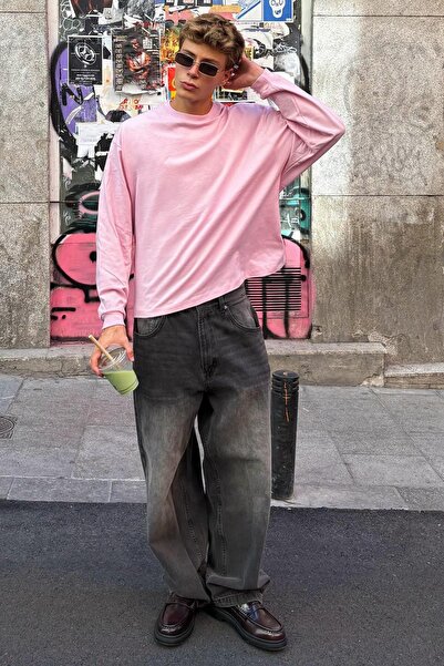 Bershka Long sleeve boxy fit T-shirt