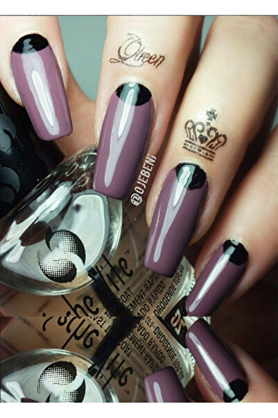 Flash Tattoos® Kraliçe Tacı Tırnak Dövmesi