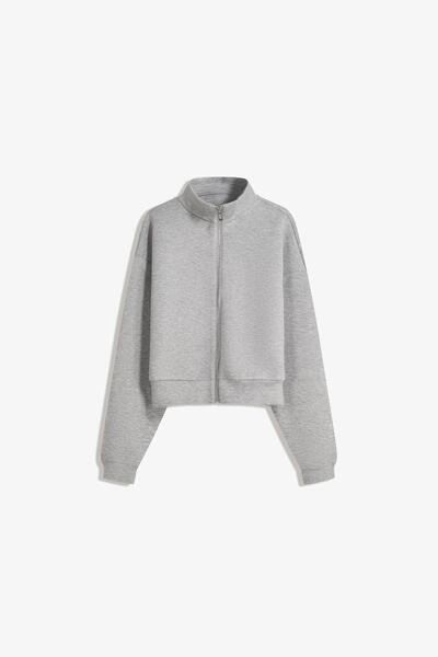 Bershka Zip sweatshirt