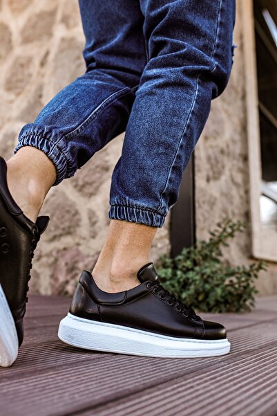 Ayakkabium Чоловічі спортивні кросівки з товстою підошвою та шнурівкою