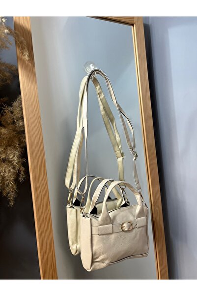 SERA Krem Omuz ve El Çanta