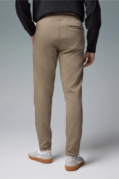 VENA Παντελόνι Alfred Beli με ελαστική μέση-μινκ