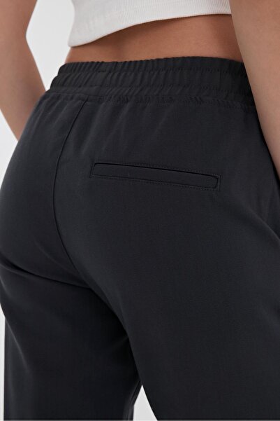 VENA Alian Beli Lastikli Smart Pantolon-Antrasit