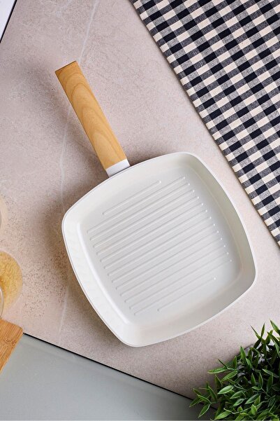 Perotti Danish Cook Beige Induction Base Grill Pan 25 cm