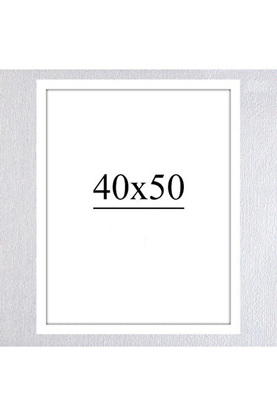 AS TİCARET 40x50 Çerçeve ( Postersiz ) - beyaz