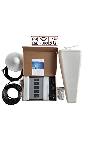 Store 5 Band Gsm Sinyal Güçlendirici Şebeke Telefon Internet Yükseltici Ultra Güç 800 900 1800 2100 2600