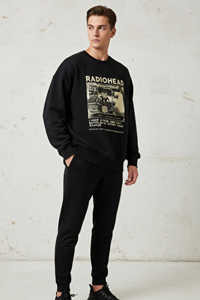 UNCİA OUTDOORS Radiohead Τυπωμένο Unisex Oversize Radiator