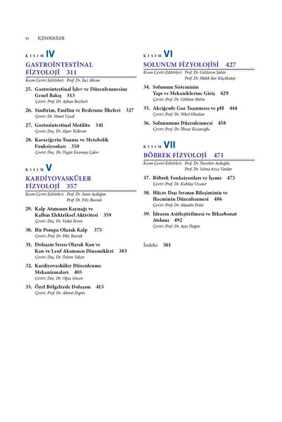 Güneş Tıp Kitabevleri Ganong'un Tıbbi Fizyolojisi Sınava Hazırlık Ve Tekrar