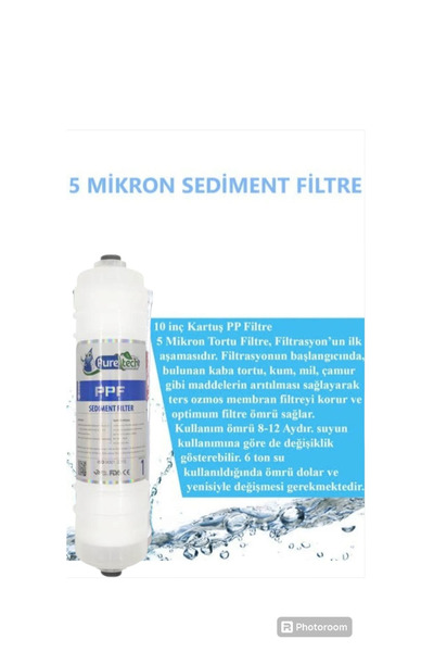 Genel Markalar su Arıtma Filtresi 5li Set LG Chem membran 80 gbd ORJINAL (NSF FDA ) ONAYLI