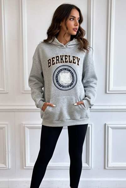 UNCİA OUTDOORS Unisex φούτερ με στάμπα oversize με κουκούλα