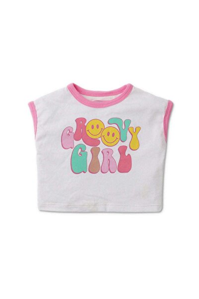 Gingersnaps Girls' Infant T-Shirt with Text Design