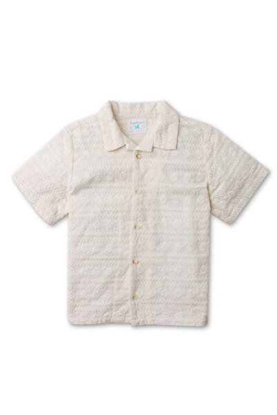 Gingersnaps Boys' Short Sleeve Button-Up Shirt with Collar