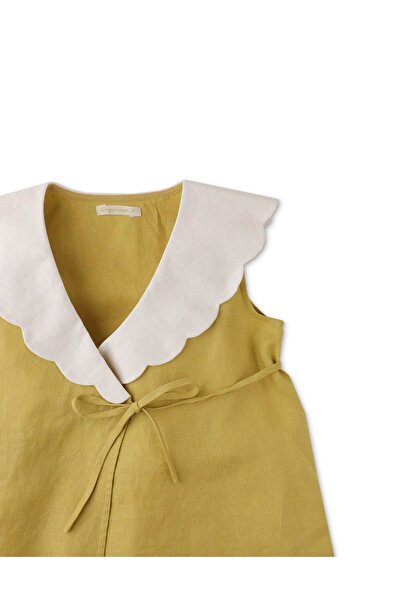 Gingersnaps Girls' Solid Dress with Shoulder Tie