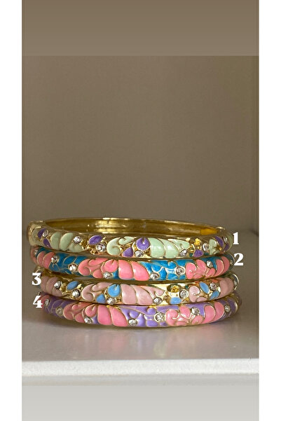 Vadısh store Papatya Mineli Vintage ,Tasarım Kelepçe Bilezik (RASTGELE GÖNDERİM)