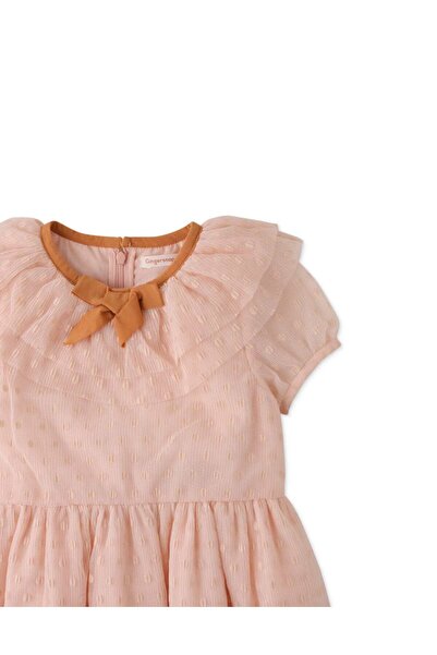 Gingersnaps Girls' Ruffled Short Sleeve Woven Dress