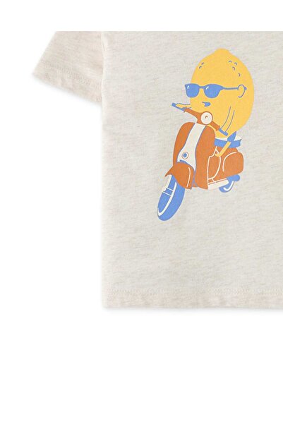 Gingersnaps Boys' Baby T-Shirt with Front Print, Short Sleeves