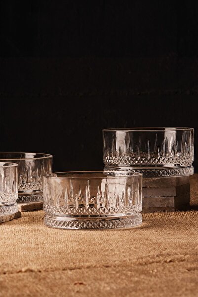 Perotti وعاء حلويات ليسبوا واسع كبير مكون من 4 قطع سعة 460 مل