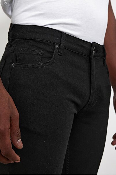 VENA Παντελόνι Teos Black Skinny Jean-Μαύρο