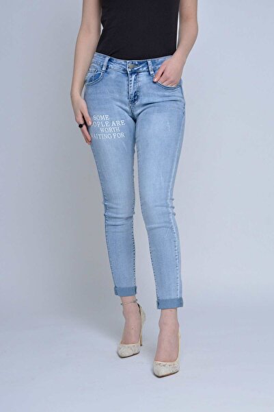 mica Printed Skinny Pants