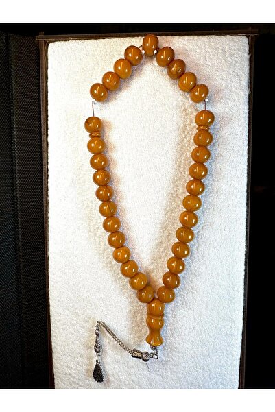 Anemore Collection هدية خاصة للحبيب - مسبحة صغيرة من العنبر، مقاس 13 مم، مقاس...