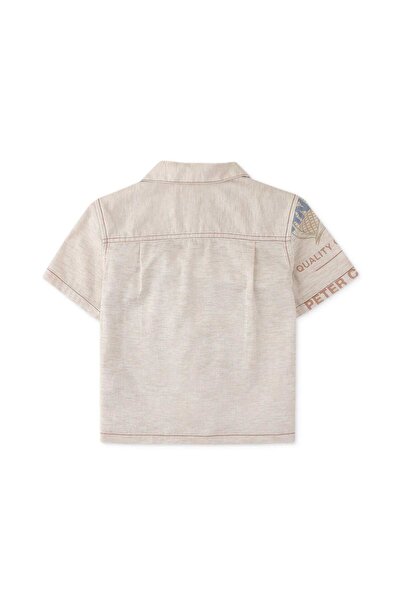 Gingersnaps Boys' Short Sleeve Button-Down Printed Shirt