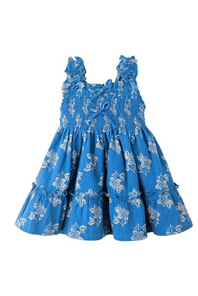 Gingersnaps Girls' Ruffled Shoulder Baby Dress