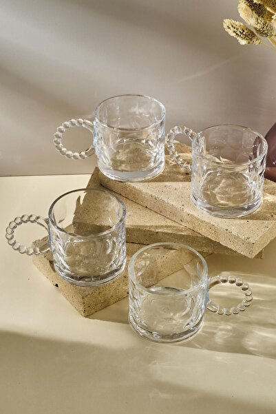 Perotti Ringo Stone 4-Piece Bead Handle 200ml Mug