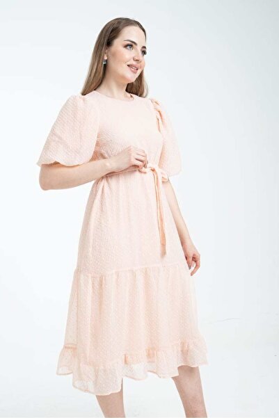 Nichii Short Sleeve Butterfly Midi Dress