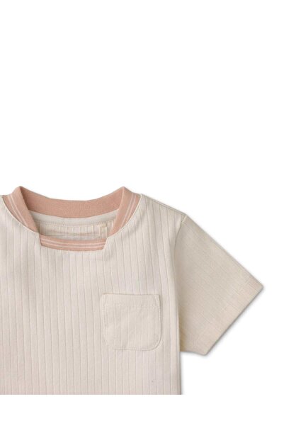 Gingersnaps Baby Boys' Ribbed Short Sleeve T-Shirt with Round Neck