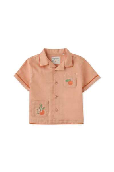 Gingersnaps Baby Boys' Polo Shirt with Front Buttons and Pocket