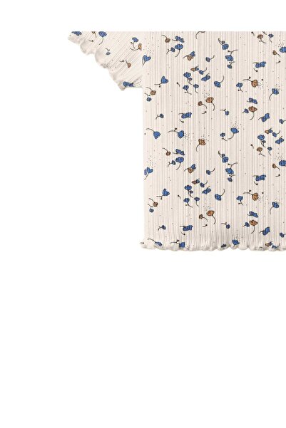 Gingersnaps Girls' Short Sleeve T-Shirt with Floral Design