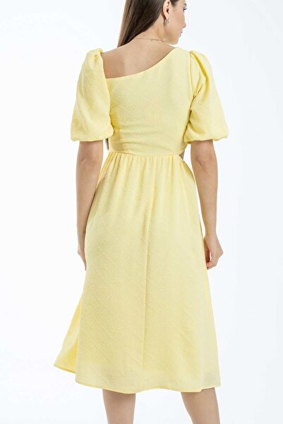 Nichii Women's Midi Dress with Open Back