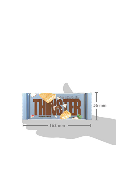 Thinster Hindistan Cevizli Kremalı Gofret 55 gr x 4 adet