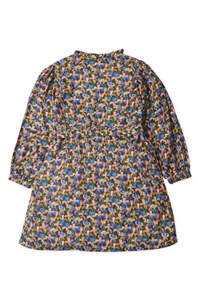 Gingersnaps Girls' Floral Dress with Waist Tie