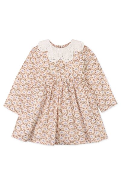 Gingersnaps Girls' Short Printed Long Sleeve Dress for Babies