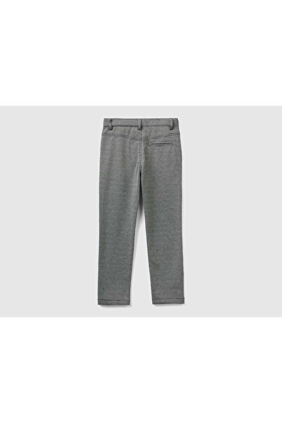 United Colors of Benetton Houndstooth Pattern Kids' Pants