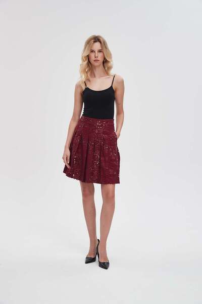 Livia Short Flared Skirt