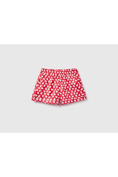 United Colors of Benetton Women's Fruit Print Shorts