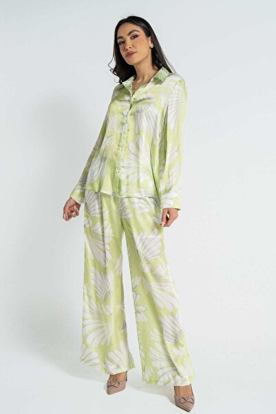 Nichii Women's Floral Long Trousers