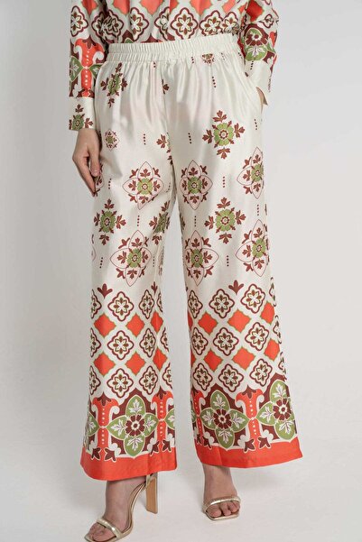 mica High-Waisted Classic Front-Button Women's Trousers