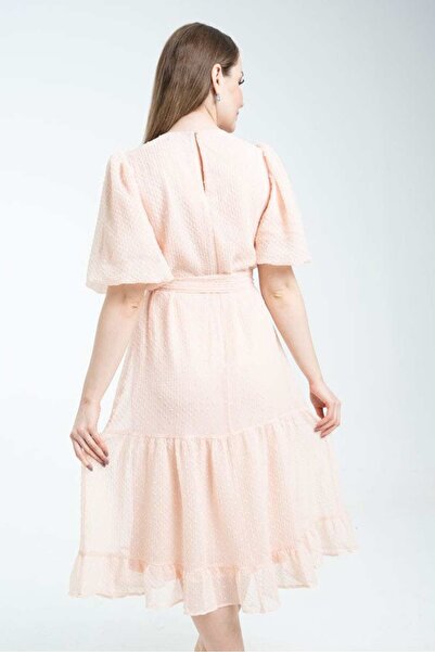 Nichii Short Sleeve Butterfly Midi Dress
