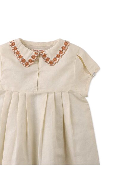 Gingersnaps Girls' Solid Print Baby Dress