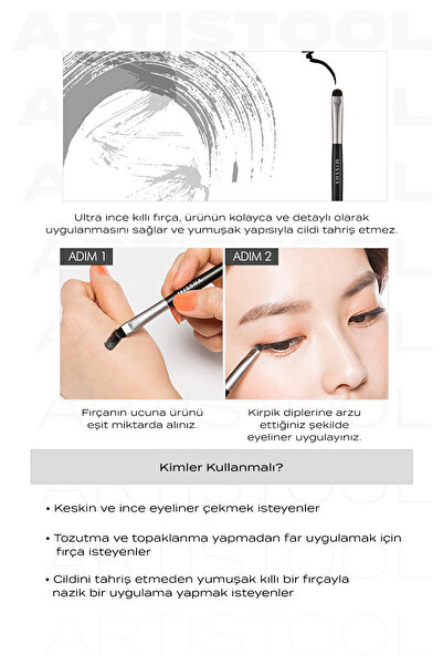 Missha Eyeliner Fırçası Artistool Eyeliner Brush #401