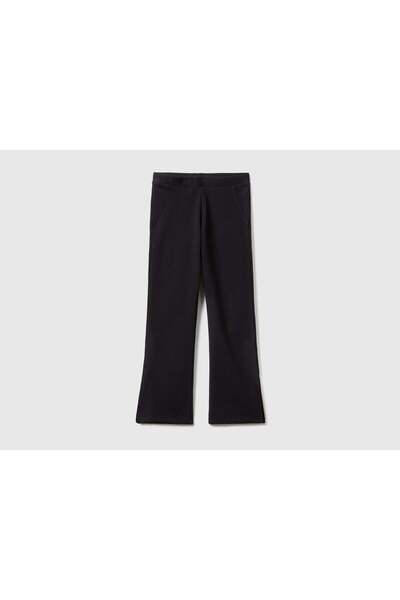 United Colors of Benetton Girls' Wide Warm Fabric Jeggings Pants