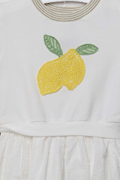 Gingersnaps Girls' Waist-Defined Printed Dress with Short Sleeves