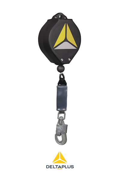 Delta Plus MAXIBLOC AN10015T | 15 Metre Çelik Halatlı Otomatik Geri Sarımlı D...