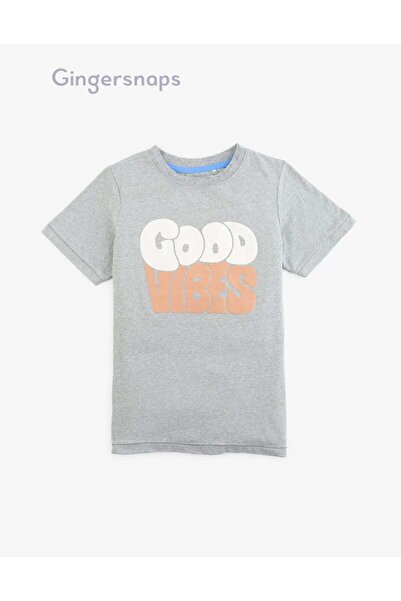 Gingersnaps Boys' Summer Short Sleeve T-Shirt with Round Neck and Print