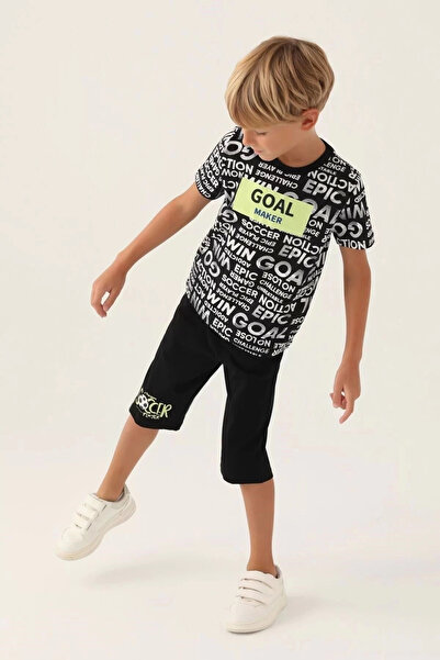 Rolypoly Boy's capri set - black