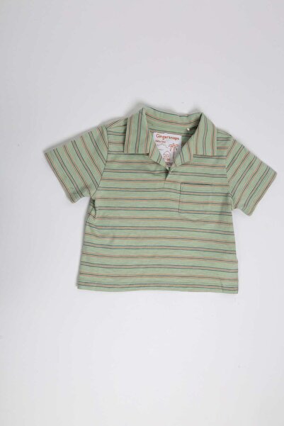 Gingersnaps Boys' Solid Polo Striped T-Shirt