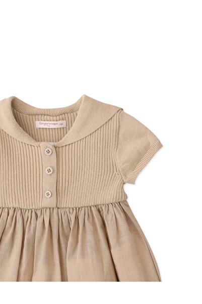 Gingersnaps Girls' Baby Dress – Short Sleeve Fluffy Design for Kids